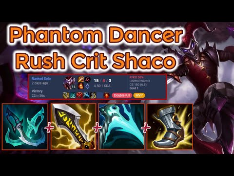 New Buffed PD Rush Crit Shaco - S13 Ranked [League of Legends] Full Gameplay - Infernal Shaco