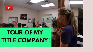 What Does a Title Company Do? {Behind the Scenes at My Title Company!}