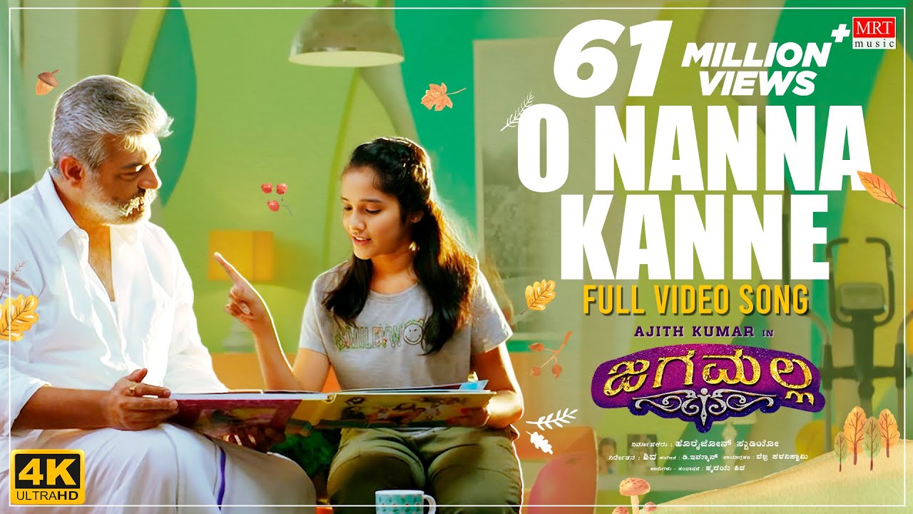 O Nanna Kanne lyrics (English lyrics)  - Jagamalla kannada movie