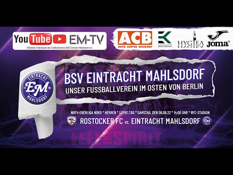 Highlights und Tore 1.Punktspiel  Rostocker FC vs Eintracht Mahlsdorf  (06.08.22)