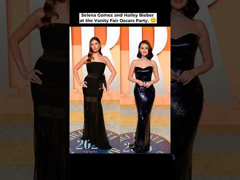 Is it true that Hailey ROLLED her eyes at Selena?😱 #selenagomez #haileybieber #oscars#oscars2025#fyp