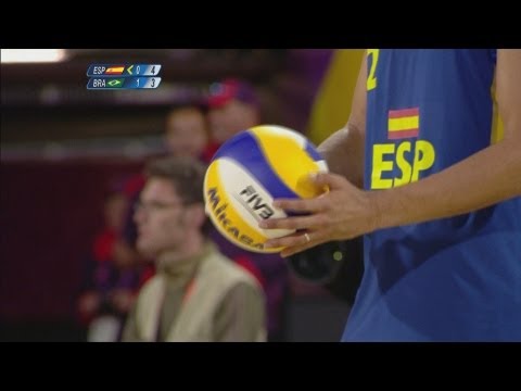 Men's Beach Volleyball Round of 16 - ESP v BRA | London 2012 Olympics