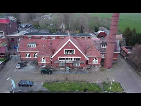 's-Heerenbroek Melkfabriek droneshot