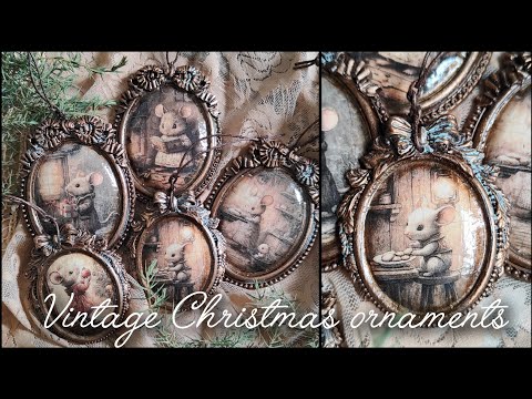 Vintage Christmas ornaments 🌲 