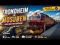 Trondheim Mosjøen Train 471 Di 4 Cab Ride Through Norway