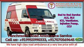 Minimal Price Ambulance Service from Noida to Delhi By Panchmukhi Ambulance
