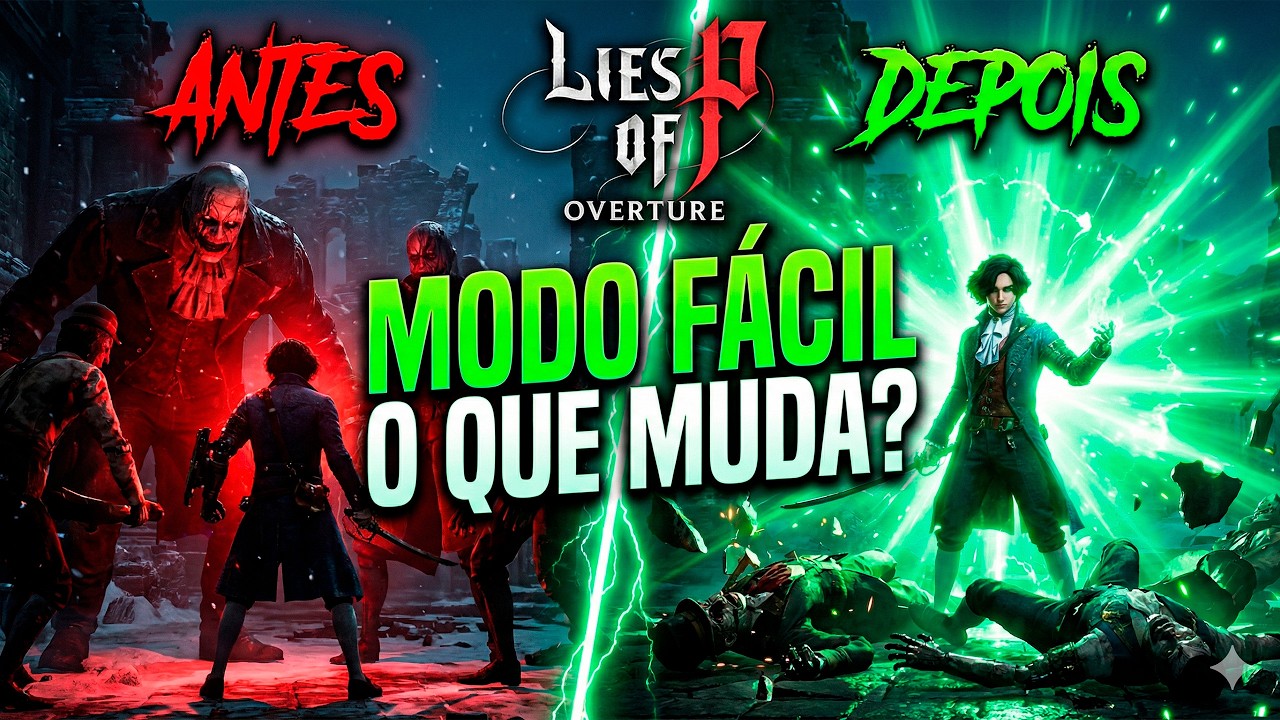 O QUE MUDA NO MODO FÁCIL DE LIES OF P OVERTURE - COMO ENTRAR NA DLC - #vitalgameplay