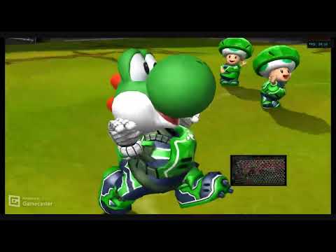 Mario Striker Charged (Wii) - Yoshi (Extreme mode) (Battle League Formation Part 1)