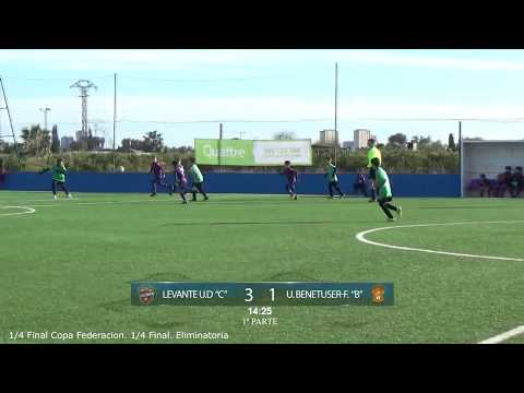 Ronda 1/4 Final. Levante UD "C" 4 - 1 Union Benetusser-Fabara CF "B" (Pablo)