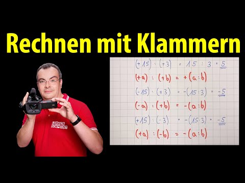 Calculating with parentheses and signs – Basics of mathematics – simply explained |  Lehrerschmidt