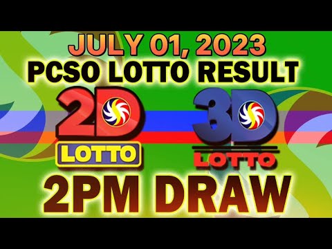 3D & 2D LOTTO 2PM RESULT TODAY JULY 1, 2023 #swertres #ez2lotto #lottoresult