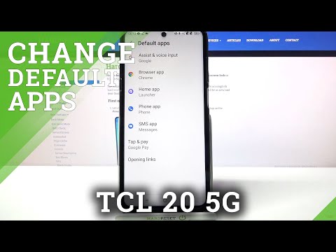 How to Change Default Apps on TCL 20 5G – Manage Default Apps