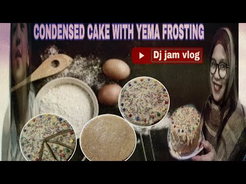 Condensed Cake / yema frosting/  Dj jam vlog