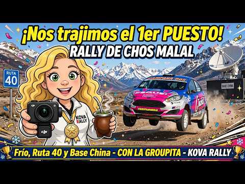 ¡Nos trajimos el 1er PUESTO del Rally de Chos Malal! Frío, Ruta 40 y Base China
