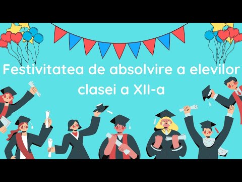 Colaj foto: Festivitatea de absolvire a elevilor clasei a XII-a!