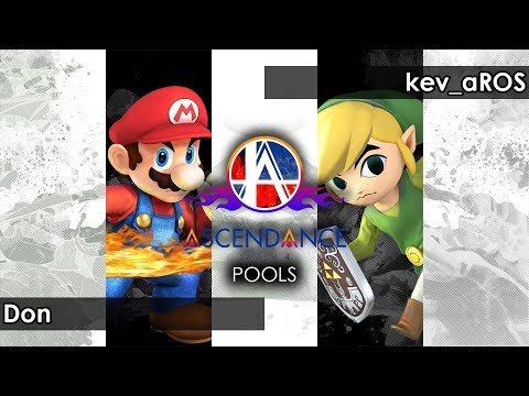 Smash 4: Don (Mario) V kev_aROS (Toon Link) - Ascendance 93 Tournament SSB4