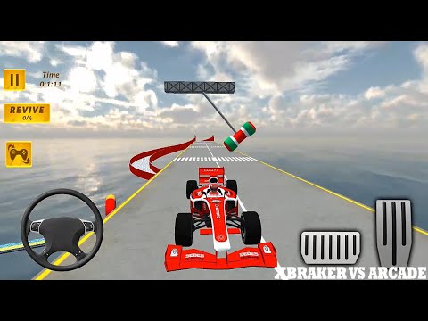 Formula Ramp Car Stunts: Impossible Red Formula Levels 50 TO 53 - Android Gameplay Walkthrough