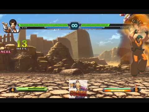 KOF 13 STEAM EDITION échauffement avant combat avec KIM ^^
