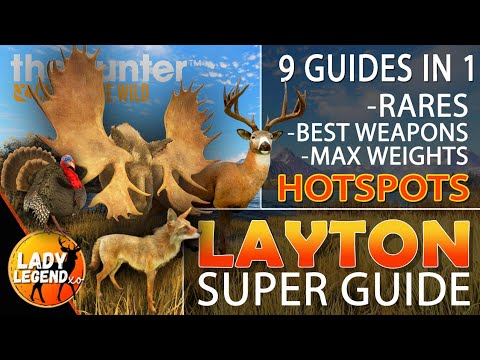 Layton Lakes HOTSPOT SUPER GUIDE - How to Hunt ALL 9 SPECIES in Layton Lakes!