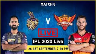 KKR Vs SRH Live Online Match  | IPL 2020 Live Score