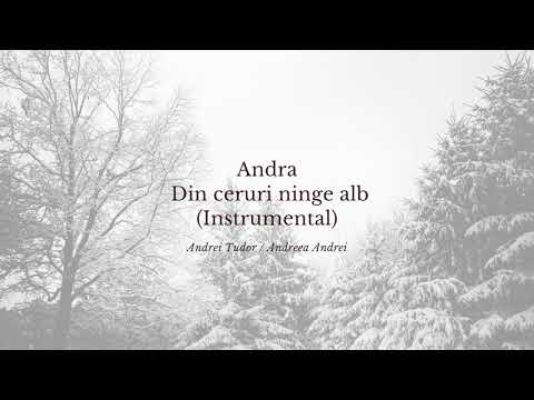 Din ceruri ninge alb (instrumental)(karaoke)