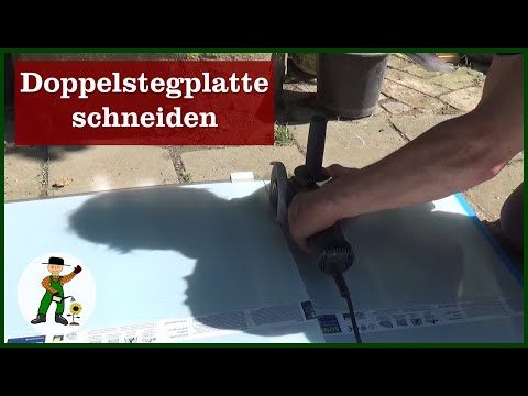 Cutting a twin-wall sheet, but how?