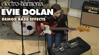 Video thumbnail for Evie Dolan from School of Rock the Musical Demos Electro-Harmonix Bass Effects by EHX