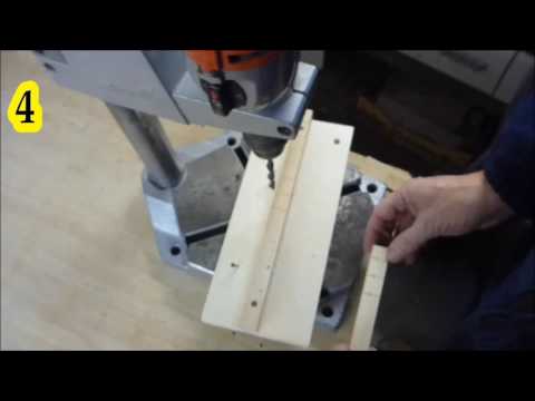 LAZOLA-Bauanleitung 8.7 In Stützen Löcher bohren