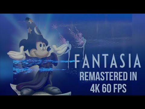 Walt Disney's Fantasia (1940) - The Nutcracker Suite Op 71A - Waltz Of The Flowers In 4K 60 FPS