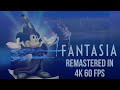 Walt Disney's Fantasia (1940) - The Nutcracker Suite Op 71A - Waltz Of The Flowers In 4K 60 FPS