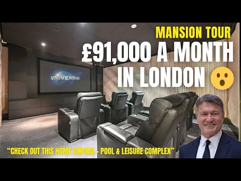 £91,000-Per-Month Kensington Mansion | Addison Road W14 House Tour