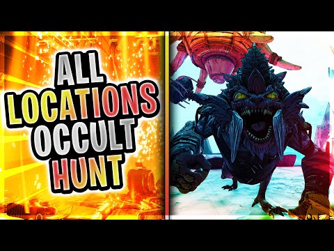 Borderlands 3 │ ALL LOCATIONS FOR HAMMERLOCKS OCCULT HUNT