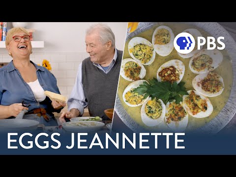 Making Eggs Jeannette with Jacques Pépin | Cooking with Lidia Bastianich