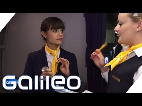 The tough job of a flight attendant | Galileo | ProSieben