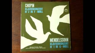 Menahem Pressler - Mendelssohn piano concerto no 1 in g minor Hans Swarowsky