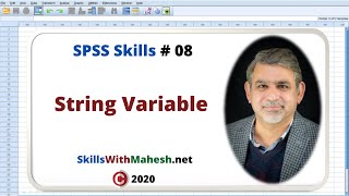 SPSS Skills #08: String Variable in SPSS