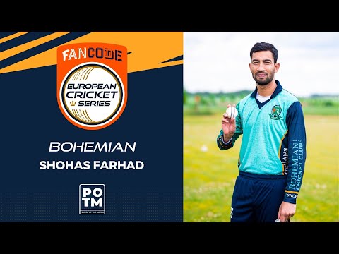 POTM: S.Farhad - BCC vs UCC | Highlights | FanCode ECS , Czech Republic 2022 Day 1 | ECS22.242