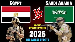 Egypt vs Saudi Arabia Military Power Comparison 2025 | Saudi Arabia vs Egypt Military Power 2025