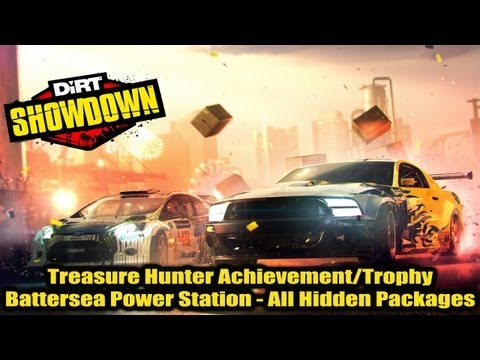 DiRT Showdown - Battersea Power Station - All Hidden Packages