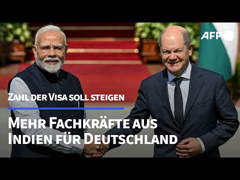 Mehr Fachkräfte aus Indien sollen nach Deutschland kommen | AFP