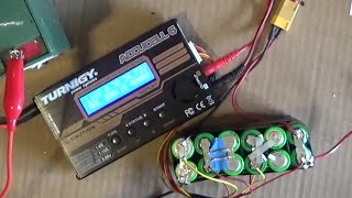 DIY: How to Balance charge Li ion/ Lipo battery pack w/ a balance charging cable Imax B6 Accucell 6