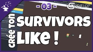 SURVIVEZ À LA HORDE ! ⚔️ Les ennemis prennent cher ! | Tuto Survivors-Like #3
