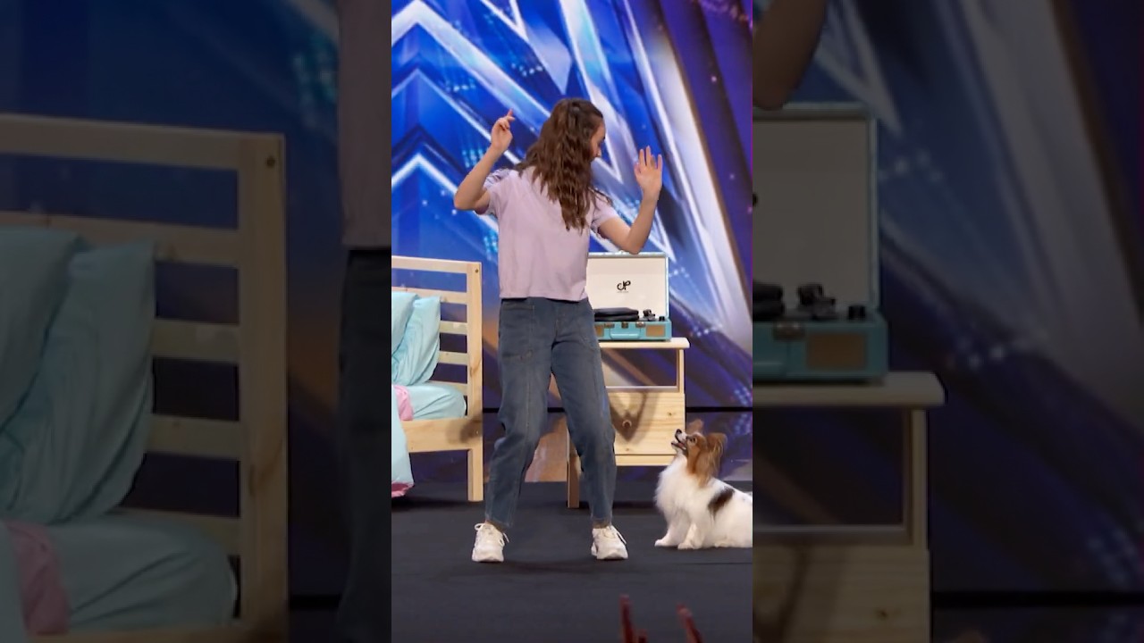 This dancing dog just stole the show!! thumbnail