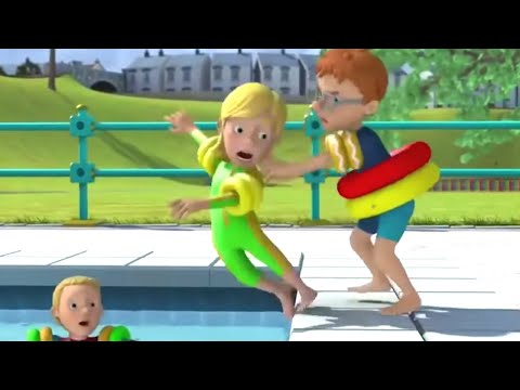 Sam le Pompier en français 🚒🔥Conseil de sécurité à la piscine | Compilation | Dessin animé