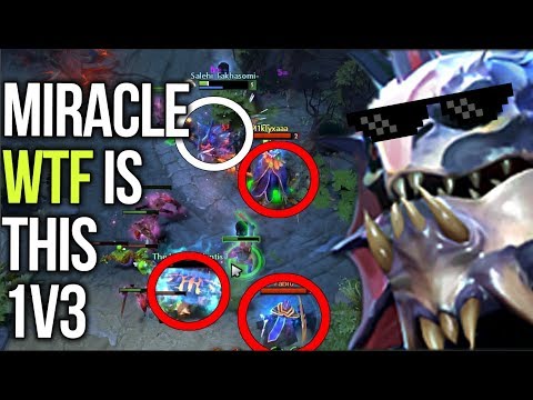 Miracle- Slardar 7.07b Patch WTF Epic 1v3 Plays - Dota 2