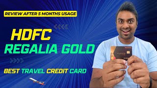 HDFC Regalia Gold Credit Card || Review after 5 months of Usage