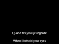"belle qui tiens ma vie" English & French lyrics ...