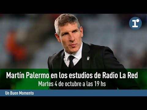 Martín Palermo en los estudios de Radio La Red - EN VIVO - Un Buen Momento