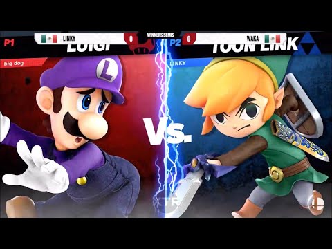 Winners Semis — WaKa (Luigi) vs Linky (Toon Link)