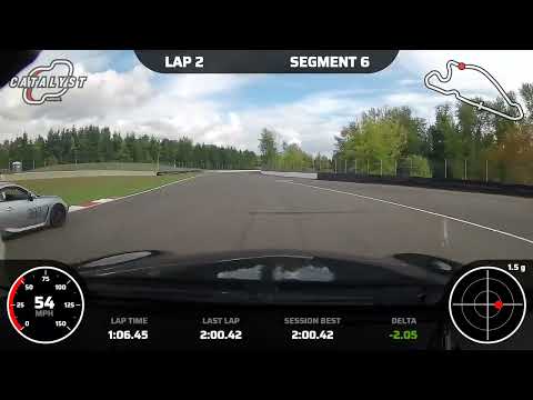 Casual laps around PIR (Infiniti G37S Sedan) Garmin Catalyst 04OCT2025 -- Portland Int'l Raceway